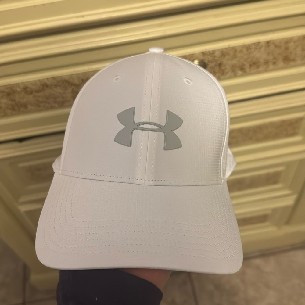 White UA cap